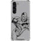 DC Comics Cyborg Comic Pop Galaxy S24 FE Clear Case